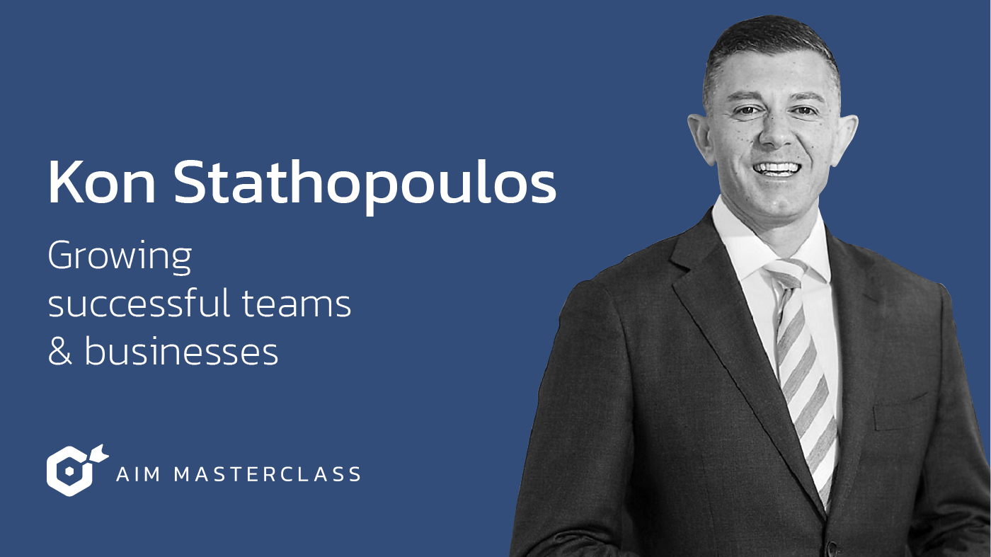 Growing Successful Teams & Businesses webinar video with Kon Stathopoulos
